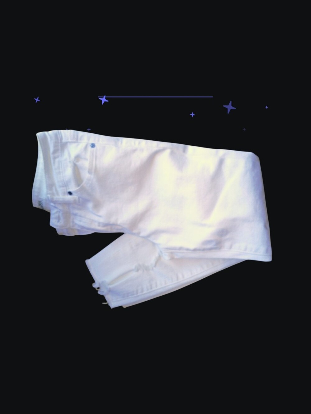 KanCan White Cropped Distressed Ankle Jeans Size 5 /26 Nwot